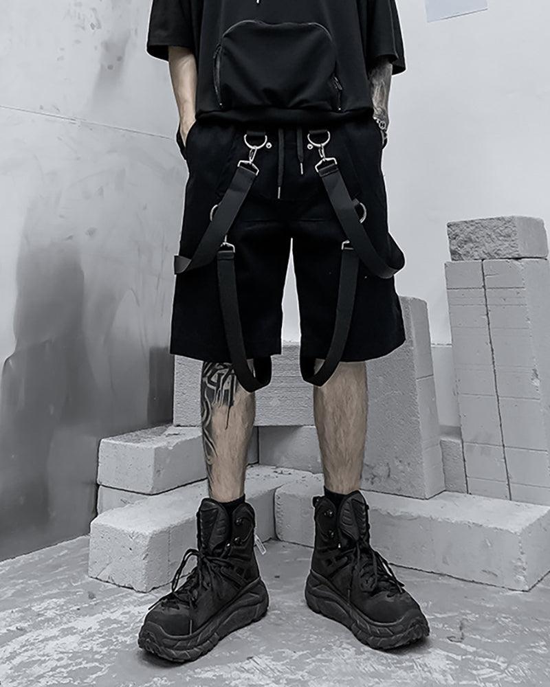 Techwear Ribbon Cargo Shorts - Techwear Official