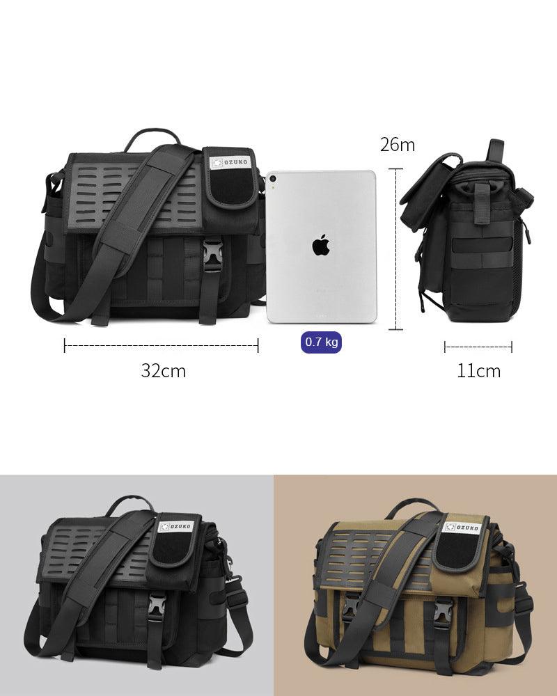 Techwear Waterproof Oxford Messenger Bag - Techwear Official