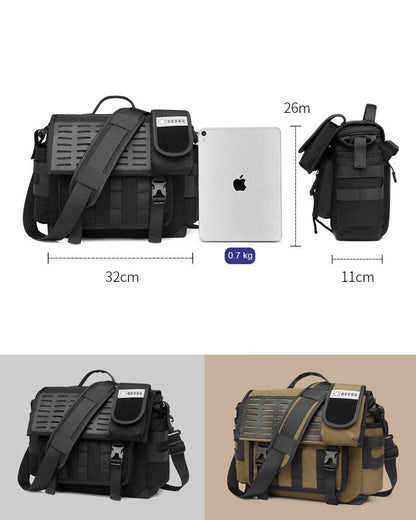 Techwear Waterproof Oxford Messenger Bag - Techwear Official