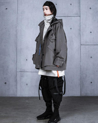 The Dark Knight Hooded Jacket - Techwear Official