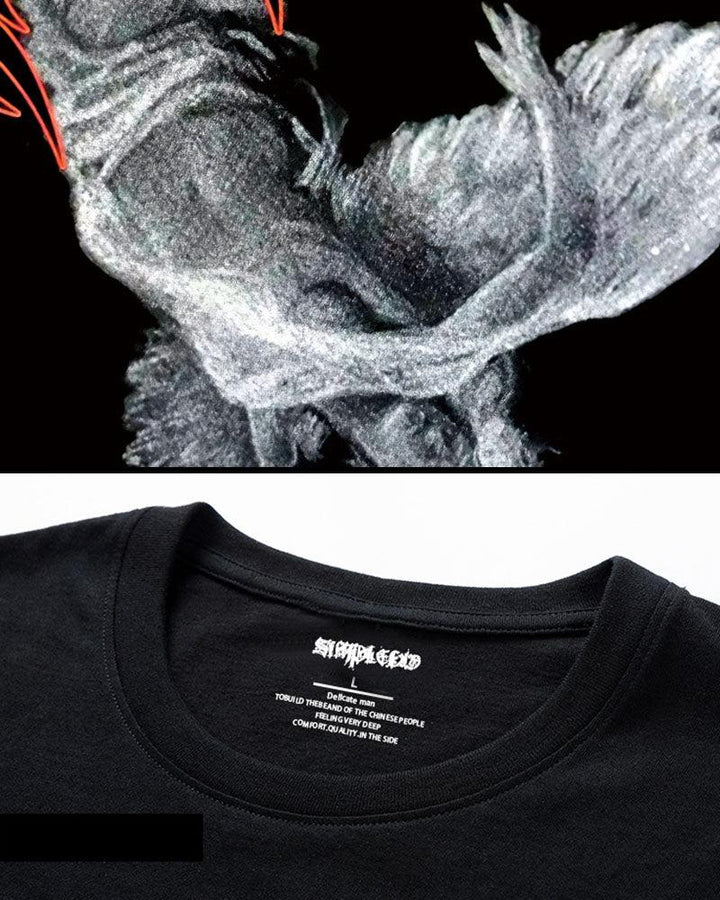The Fall of Angel Rock Punk T-Shirt - Techwear Official