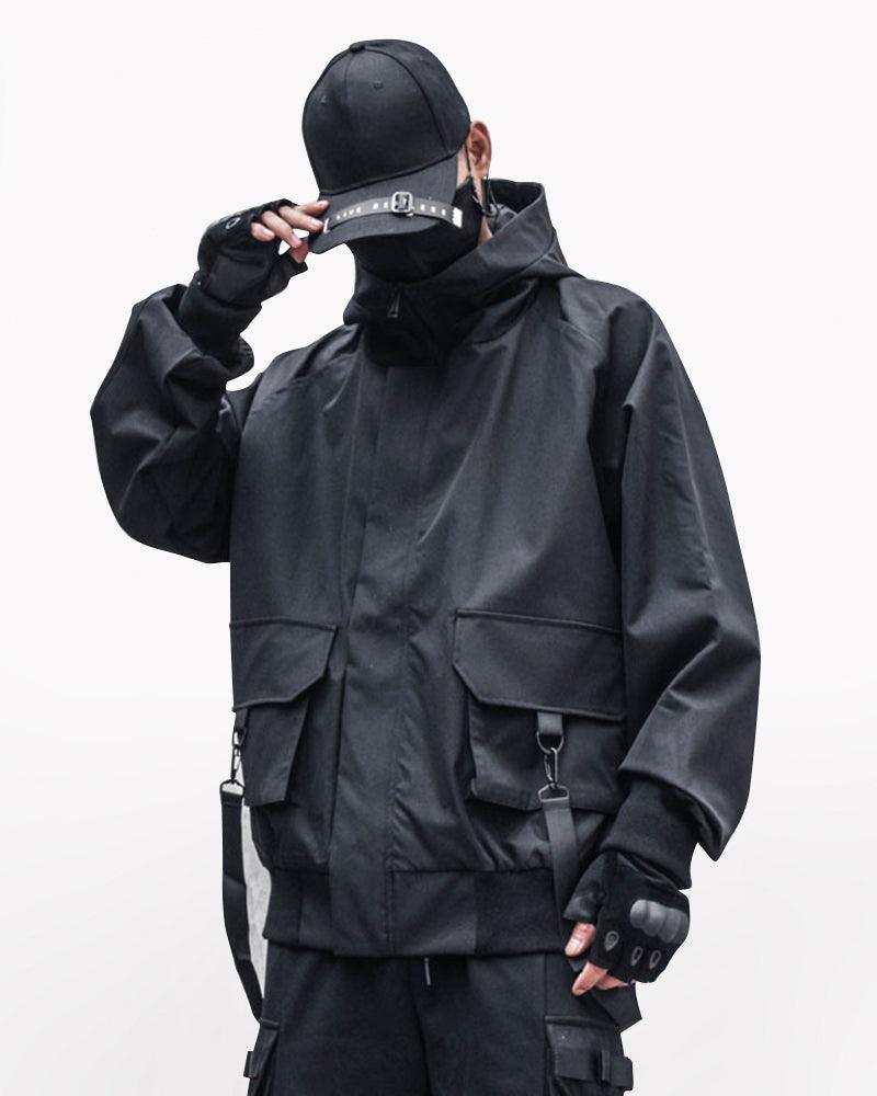 Hooded Jacket,hooded jacket men,jacket,Techwear jacket,Futuristic jacket,techwear jacket, tech jacket,cyberpunk jacket, cyberpunk techwear jacket, cyberpunk aesthetic outfits,cyberpunk clothes,cyber fashion,cyberpunk aesthetic,cyberpunk fashion,cyberpunk samurai jacket, samurai jacket cyberpunk,ninja costume,ninja halloween costume,samurai jacket
