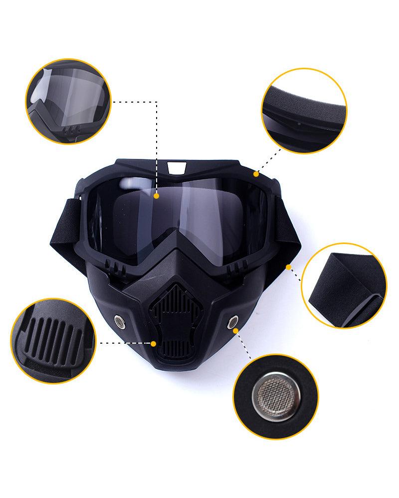 Outdoor Goggles Detachable Full Face Mask – Techwear Official