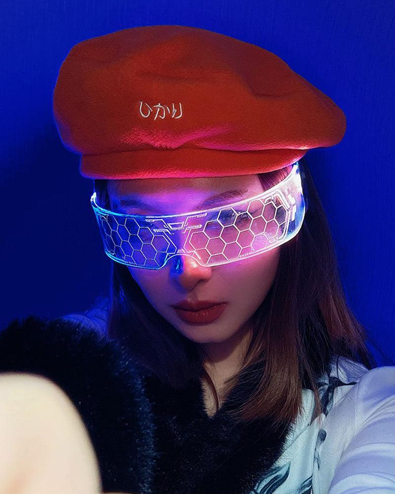 The Six Sense Cyberpunk Glowing Glasses - Techwear Official