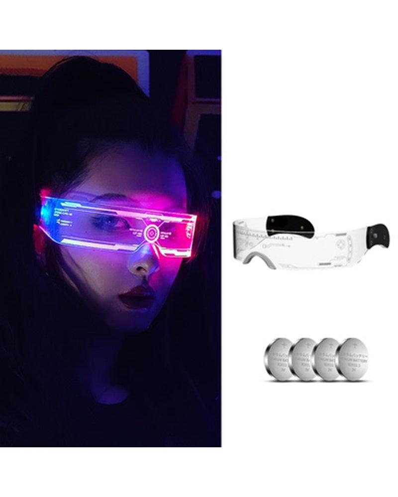 The Six Sense Cyberpunk Glowing Glasses - Techwear Official
