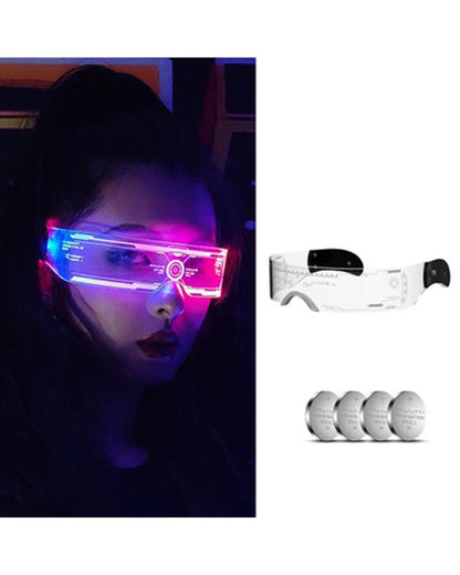 The Six Sense Cyberpunk Glowing Glasses - Techwear Official