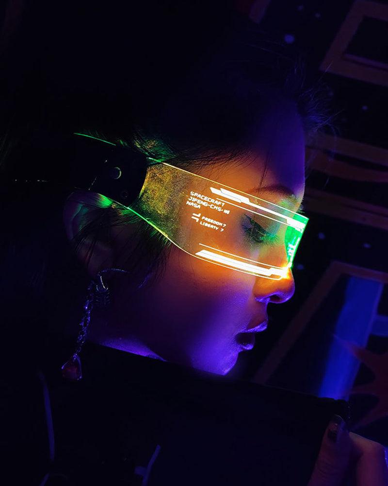 The Six Sense Cyberpunk Glowing Glasses - Techwear Official