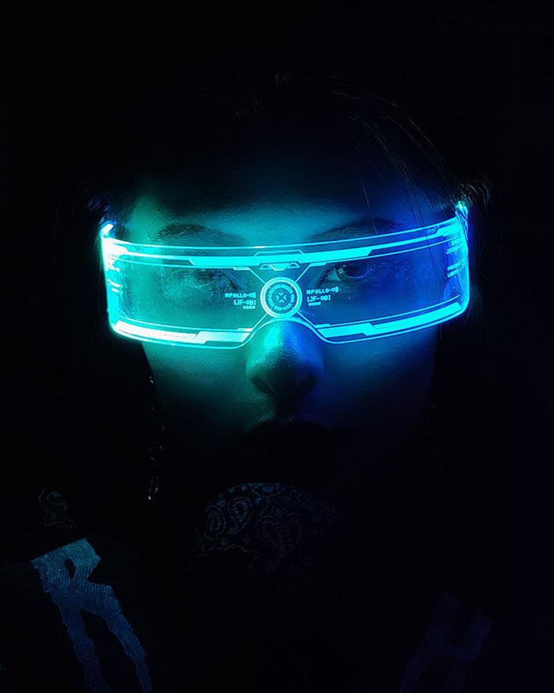 The Six Sense Cyberpunk Glowing Glasses - Techwear Official