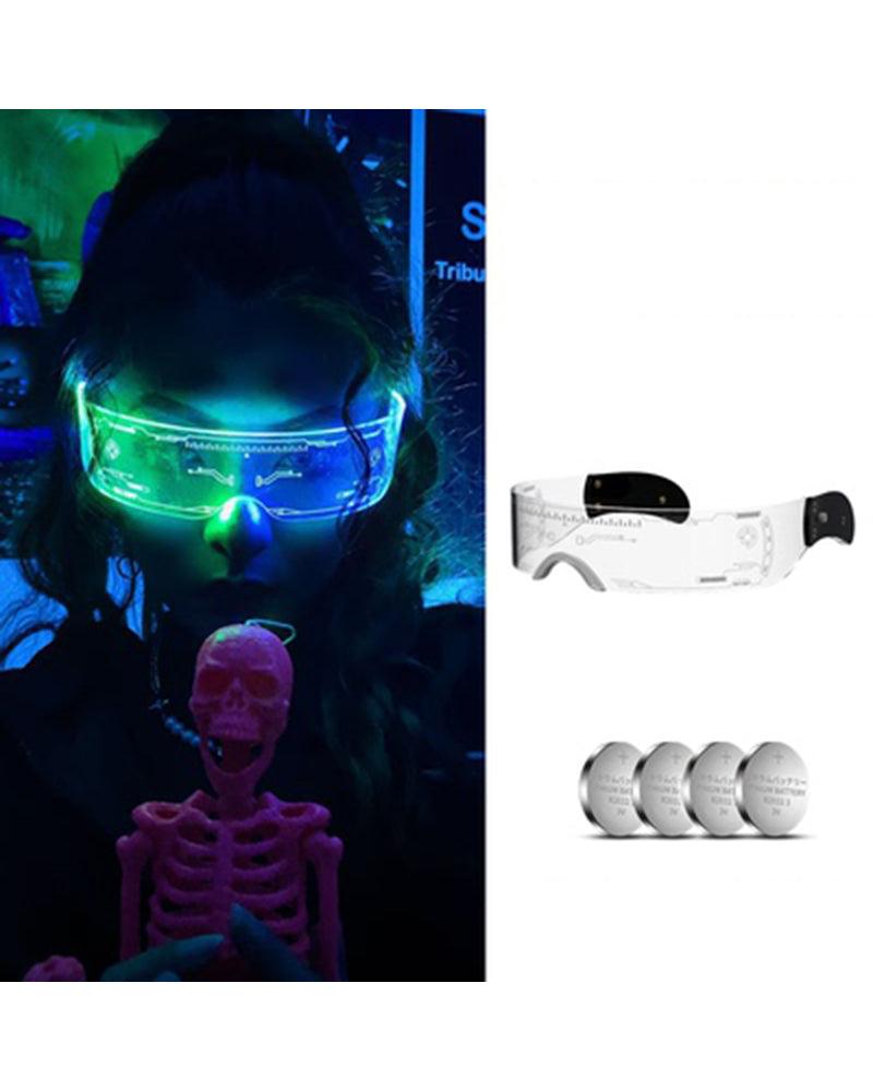 The Six Sense Cyberpunk Glowing Glasses - Techwear Official