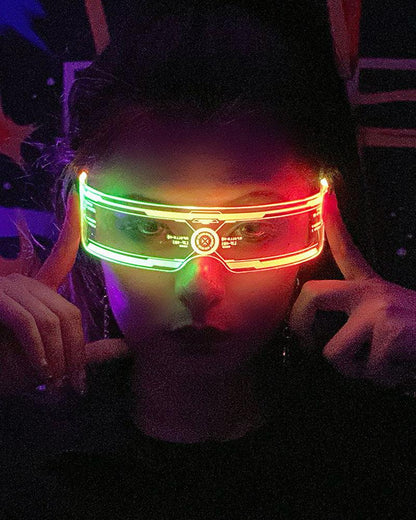 led glasses,light up glasses,rave glasses