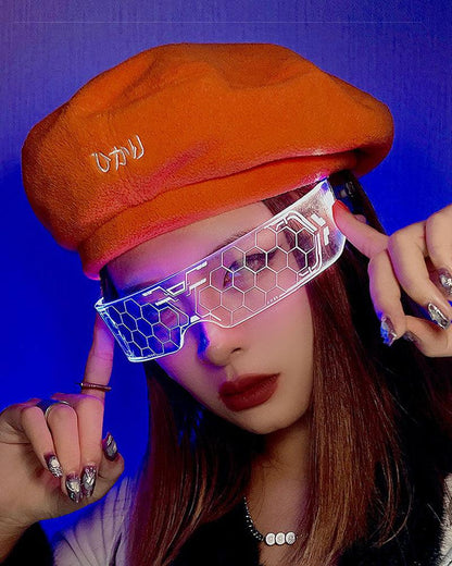 The Six Sense Cyberpunk Glowing Glasses - Techwear Official