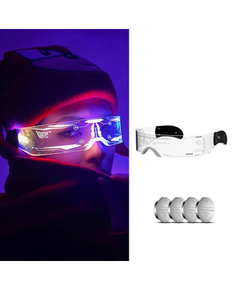 The Six Sense Cyberpunk Glowing Glasses - Techwear Official
