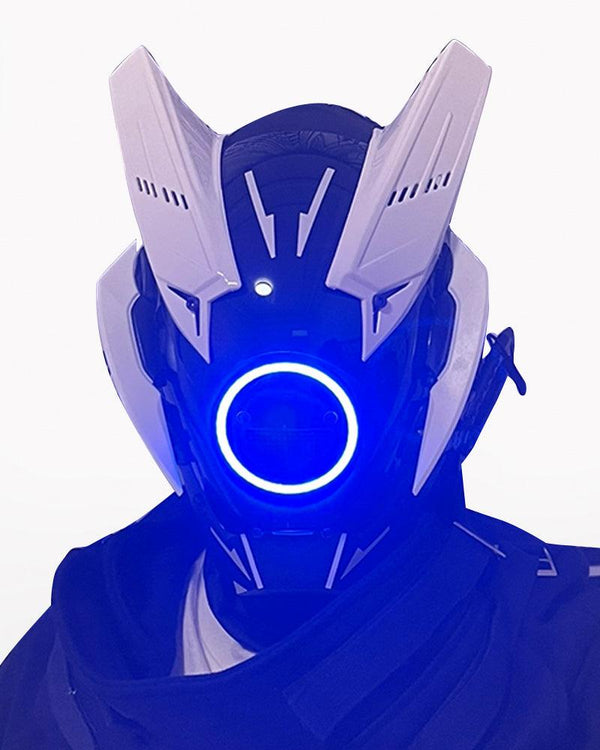 Tech Pattern Mask Step-by-Step Guide to Make Your Cyberpunk Helmet Mask | Trending Now ...