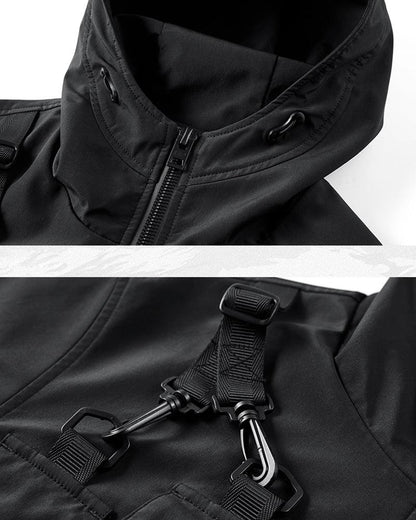 The Terminal Multi-pocket Hooded Jacket - Techwear Official