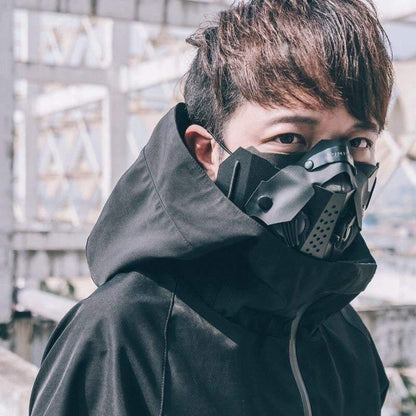 cyberpunk mask,led halloween mask,led mask halloween,cyberpunk art,cyberpunk fashion,cyber fashion,cyberpunk aesthetic,techwear mask,black face mask,led mask,led face mask,halloween mask,half face mask