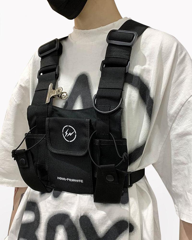 chest bag,chest pack,black chest bag,tactical chest bag,cross chest bag,men chest bag,men&