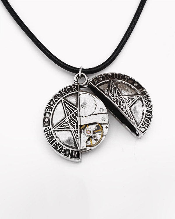 Time To Fly Mechanical Pentagram Necklace - Techwear Official