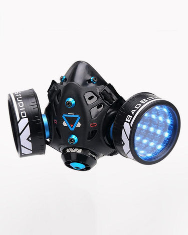 Futuristic Glowing Cyberpunk Led Mask – Techwear Official