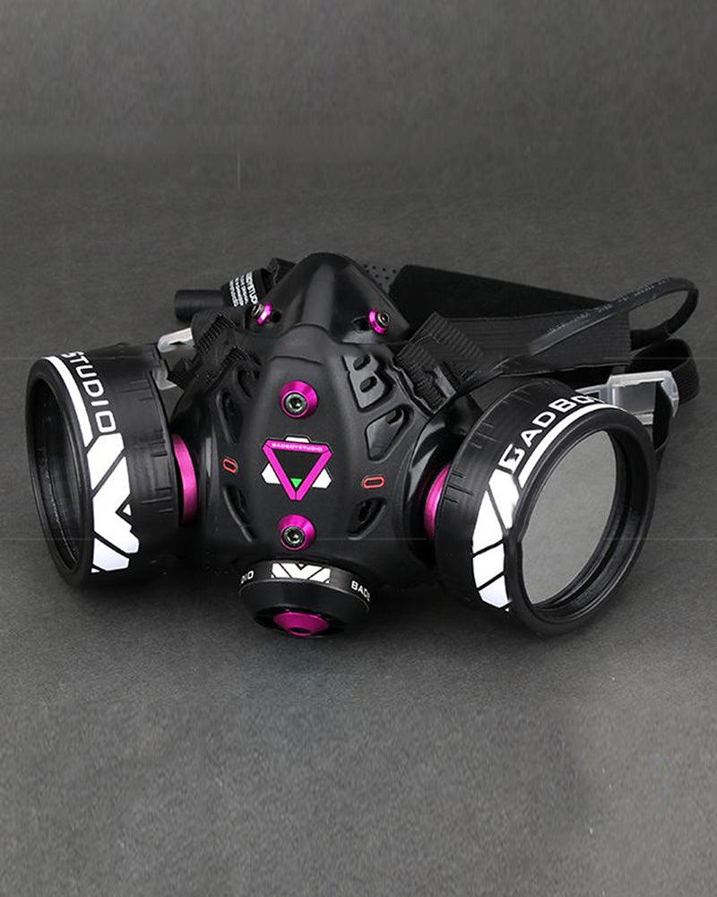 Tech Punk Mask Futuristic Glowing Cyberpunk Led Mask – Techwear Official