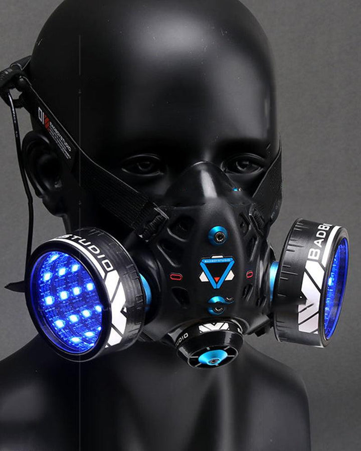 Hi Tech Mask Futuristic Glowing Cyberpunk Led Mask – Techwear Official