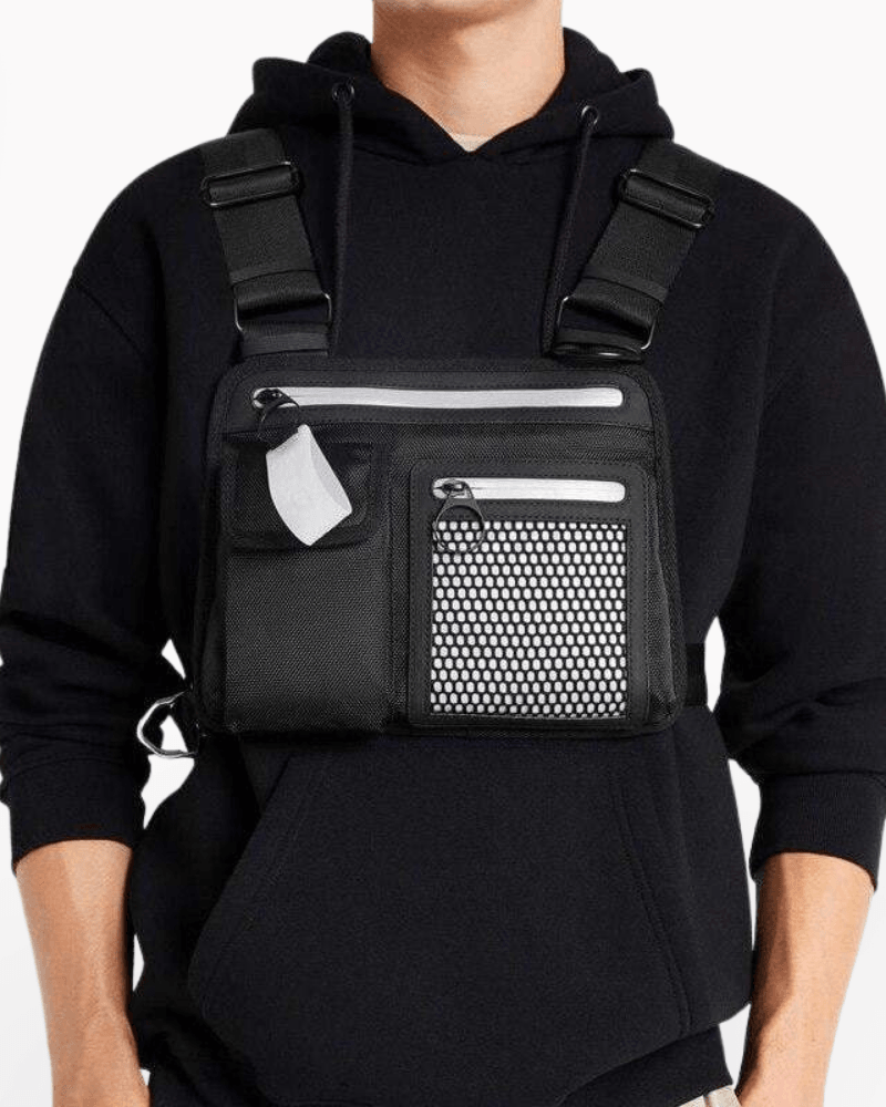 chest bag,chest pack,black chest bag,tactical chest bag,cross chest bag,men chest bag,men&