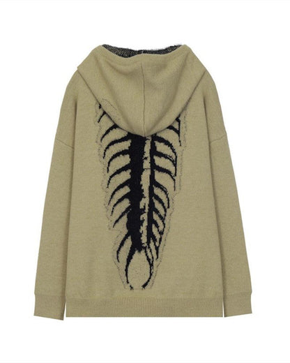 Touch The Bones Centipede Slouchy Sweater - Techwear Official