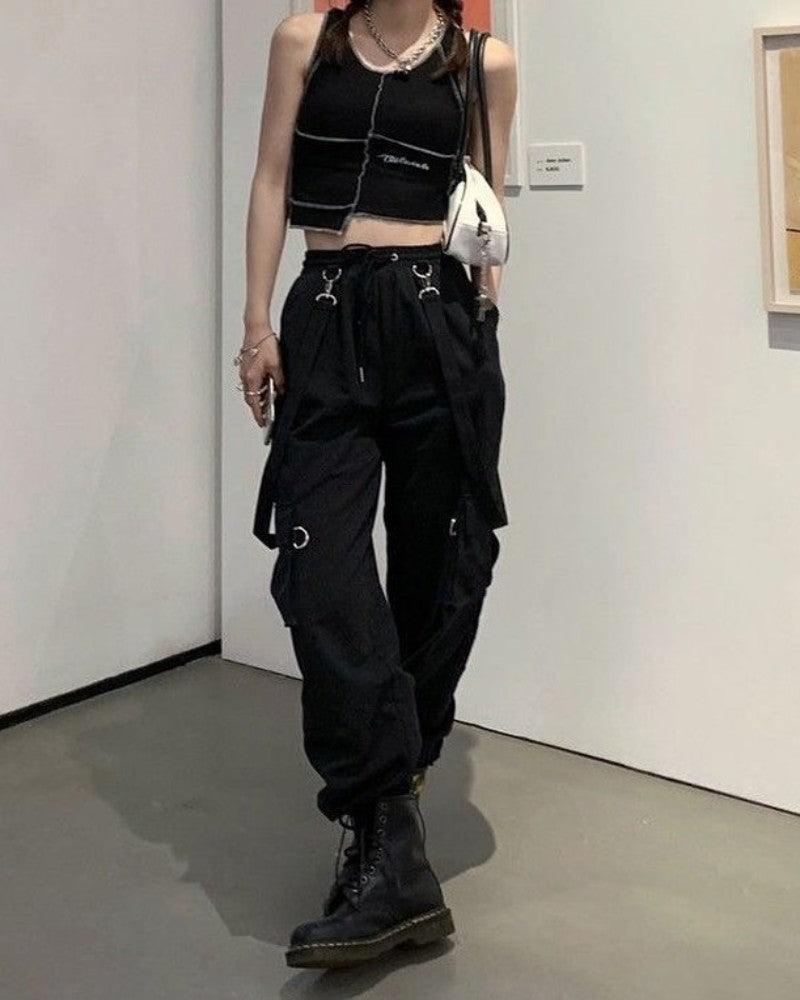 Traveling Light Straps Cargo Pants - Techwear Official