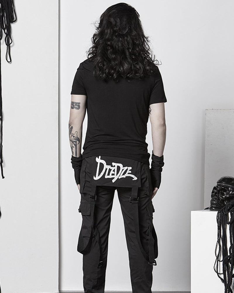 Turn Me Around Irregular Zipper T-Shirt - Techwear Official