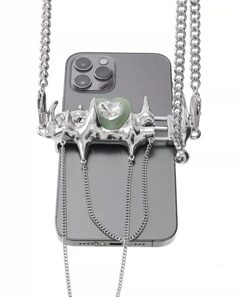 Venom Waterlily Heart Rate Chain Phone Holder - Techwear Official