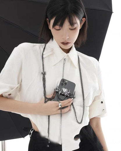 Venom Waterlily Heart Rate Chain Phone Holder - Techwear Official