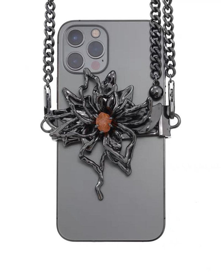 Venom Waterlily Heart Rate Chain Phone Holder - Techwear Official