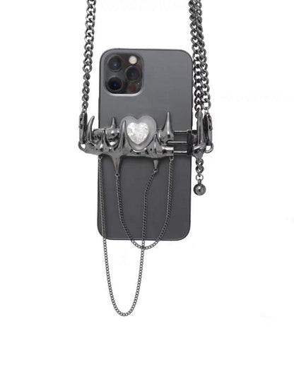Venom Waterlily Heart Rate Chain Phone Holder - Techwear Official
