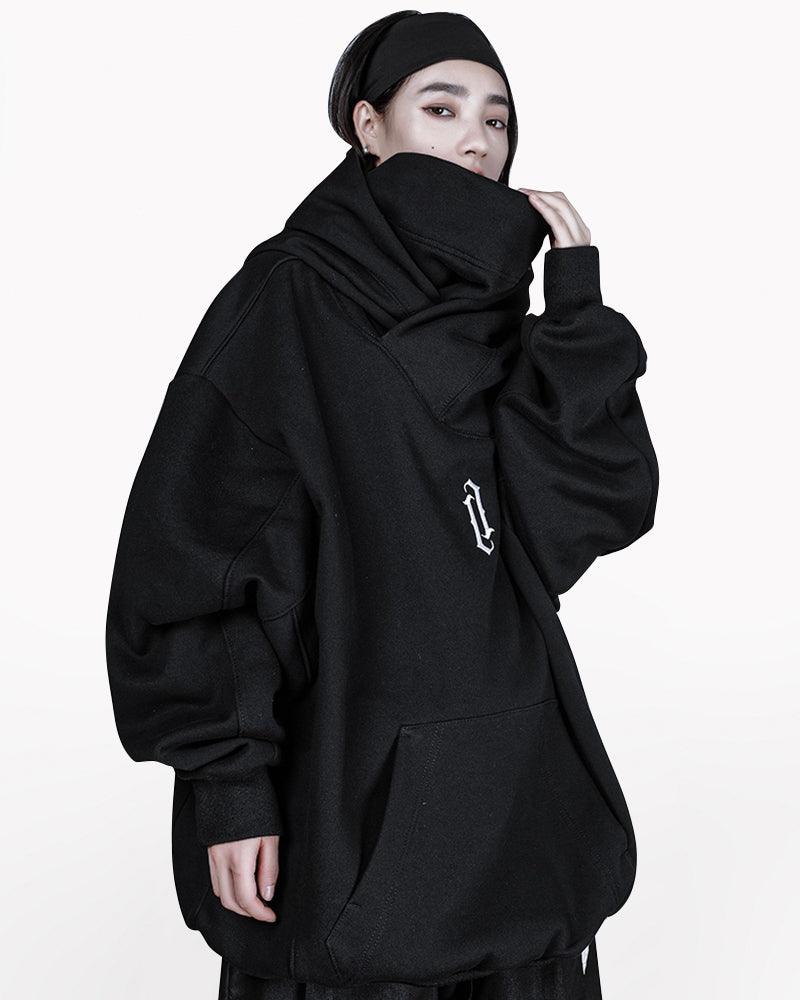 hoodie with mask,mens hoodie,men hoodies,hoodies for men,techwear hoodie,cyberpunk techwear hoodie,japanese techwear hoodie,cyberpunk hoodie,samurai hoodie,ninja hoodie,black hoodie,black hoodie mens,heavyweight hoodie,cropped zip up hoodie,cool hoodie,japanese hoodie,ghost hoodie,streetwear hoodie,black essentials hoodie,pullover hoodie,techwear,affordable techwear,techwear fashion,Japanese techwear,techwear outfits,futuristic clothing,cyberpunk clothing,cyberpunk techwear,cyberpunk fashion