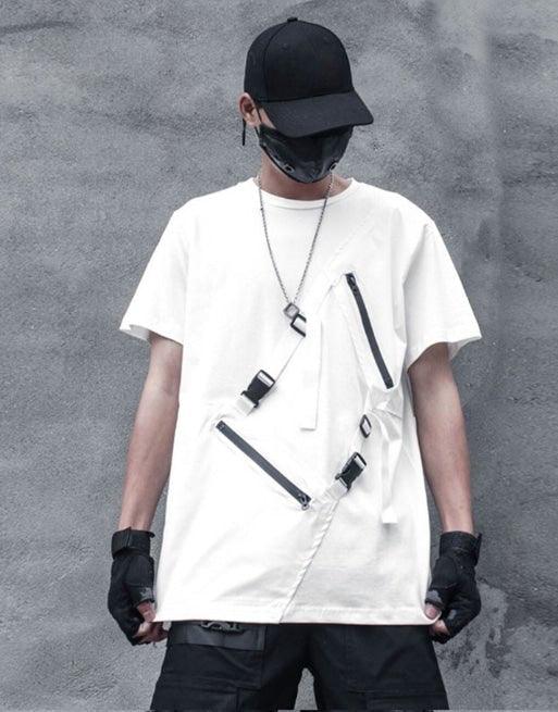 Black Desert Chest Bag T-Shirt - Techwear Official