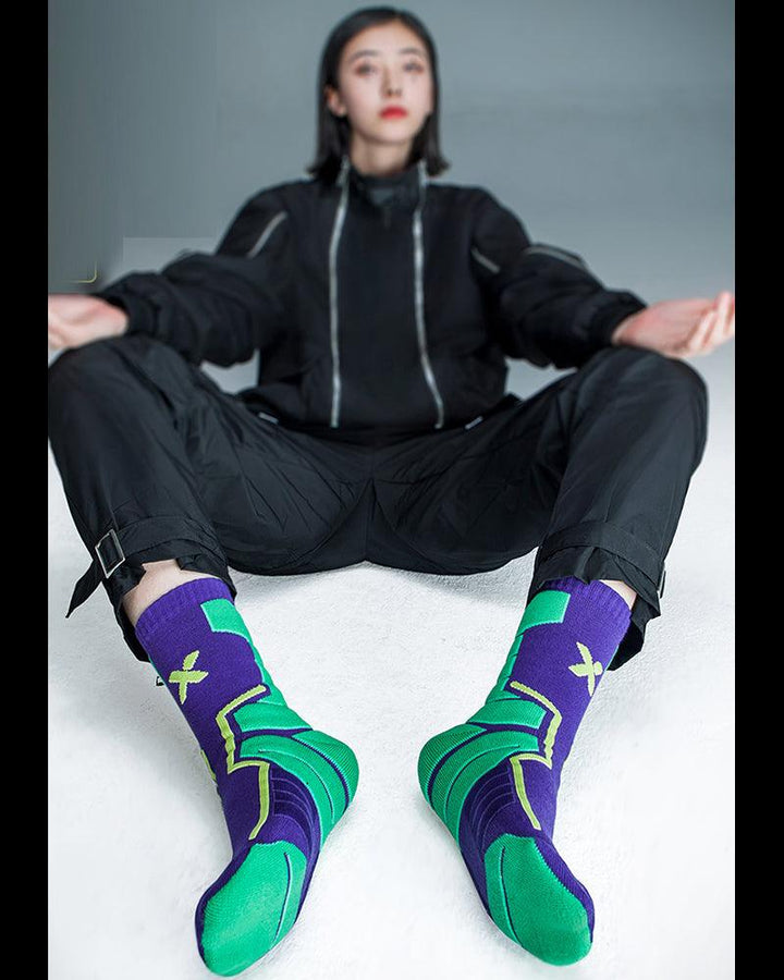 Walk Swiftly Cyberpunk Functional Socks(3 Pairs) - Techwear Official