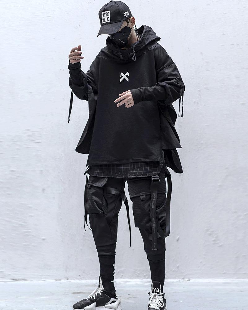 Walk The Streets Multi Pocket Ribbon Pants - Techwear Official