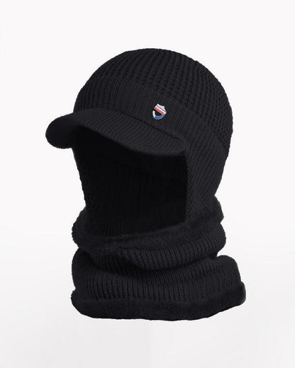 Warm Heart Knitted Ski Mask Hat - Techwear Official