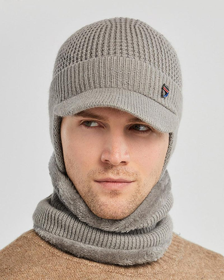 Warm Heart Knitted Ski Mask Hat - Techwear Official