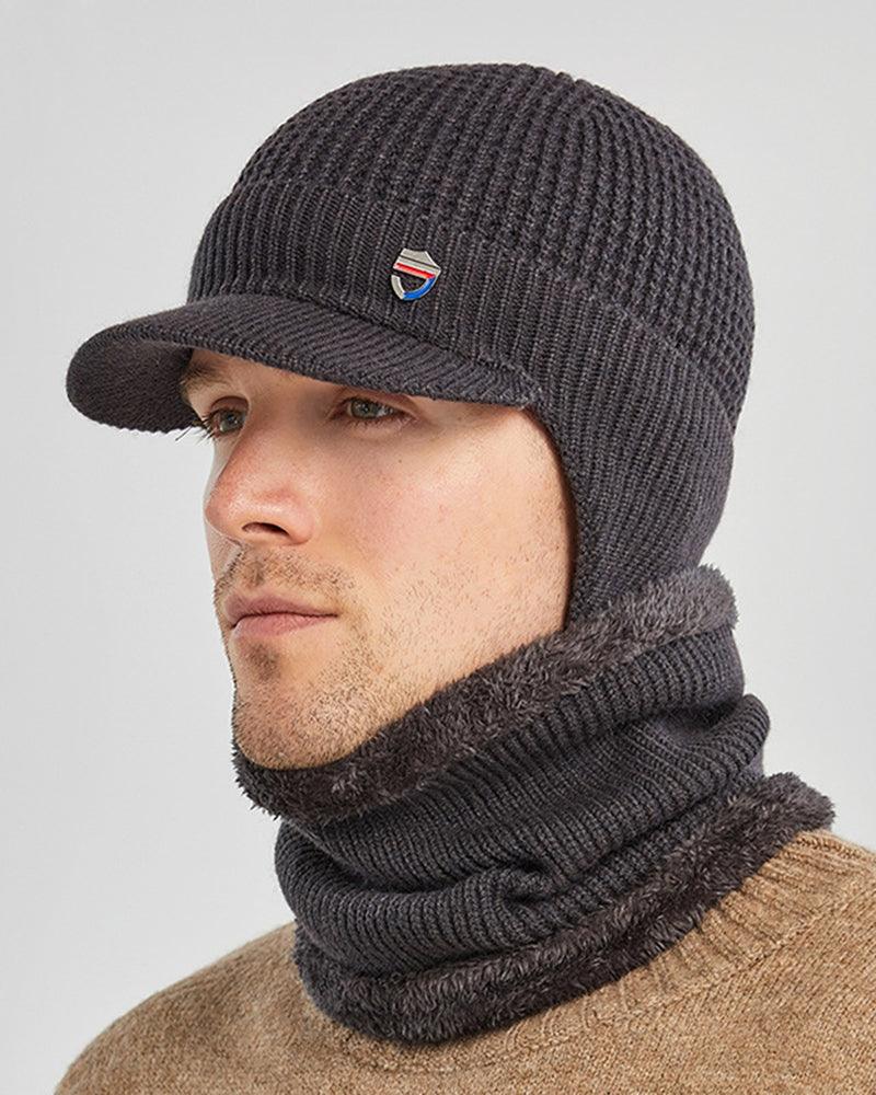 Warm Heart Knitted Ski Mask Hat - Techwear Official