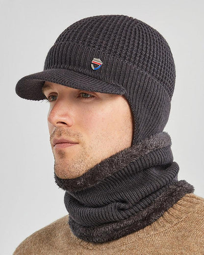 Warm Heart Knitted Ski Mask Hat - Techwear Official