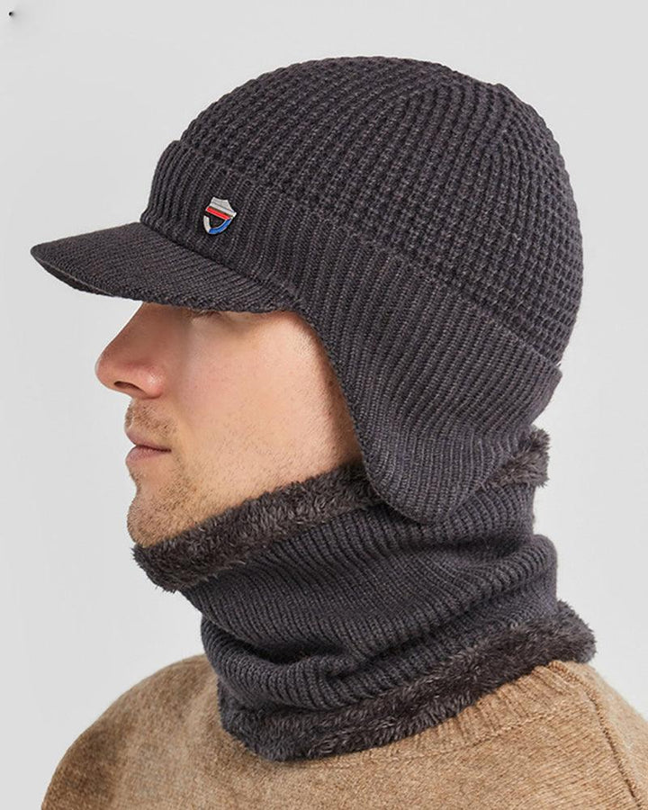 Warm Heart Knitted Ski Mask Hat - Techwear Official