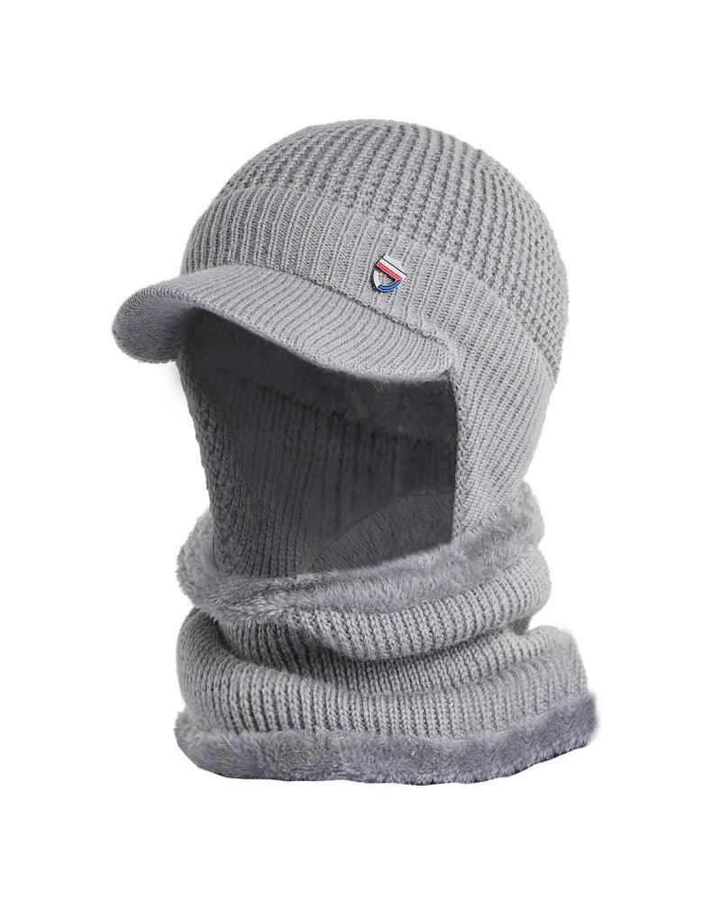 Warm Heart Knitted Ski Mask Hat - Techwear Official