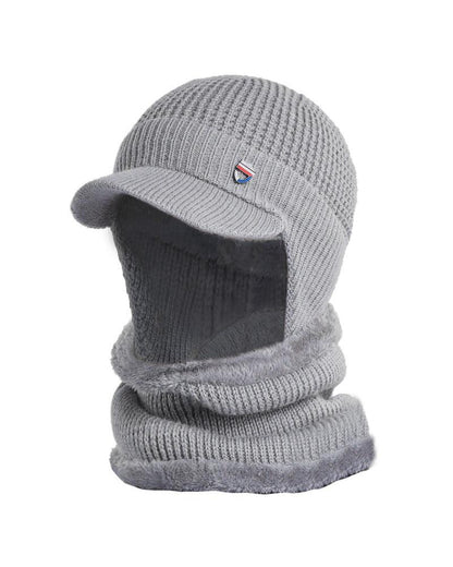 Warm Heart Knitted Ski Mask Hat - Techwear Official