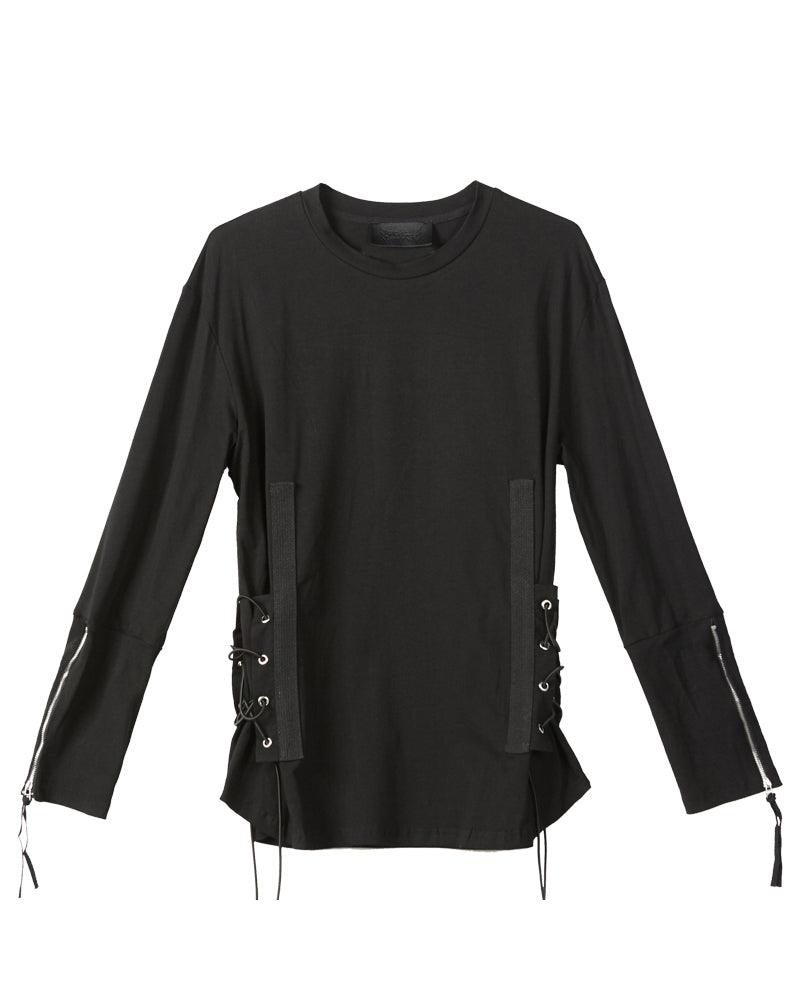 Techwear T-shirts,tactical shirt,mens black tees,cargo t-shirt men&