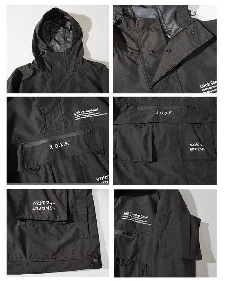 XGXF Cyberpunk Hooded Jacket - Techwear Official