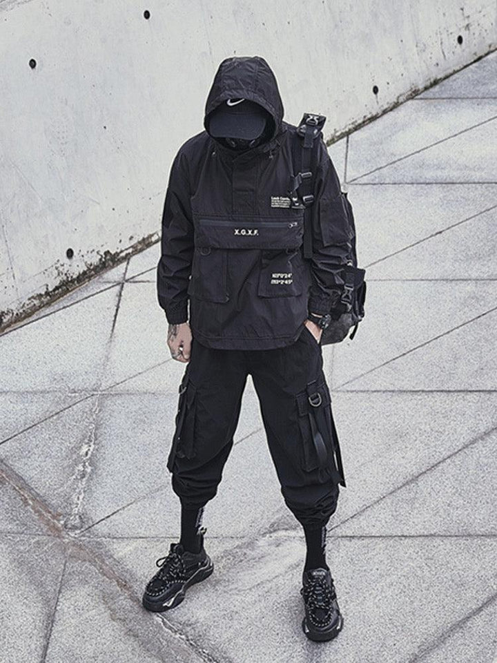 XGXF Cyberpunk Hooded Jacket - Techwear Official
