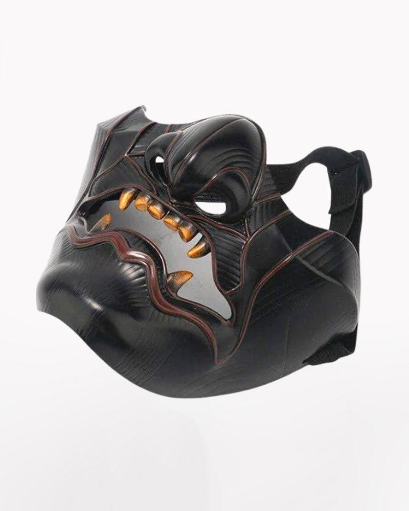 techwear mask, Oni Mask,Oni Masks,Japanese Masks,Japanese Oni Masks,oni mask samurai,oni mask ninjago,tactical mask,tactical masked man,halloween mask,cosplay mask,anime cosplay mask