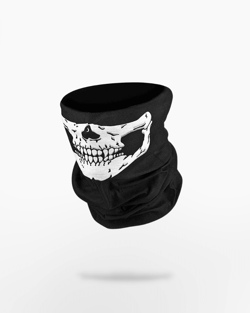 You Are Not Alone Skull Tube Scarf - Techwear Official