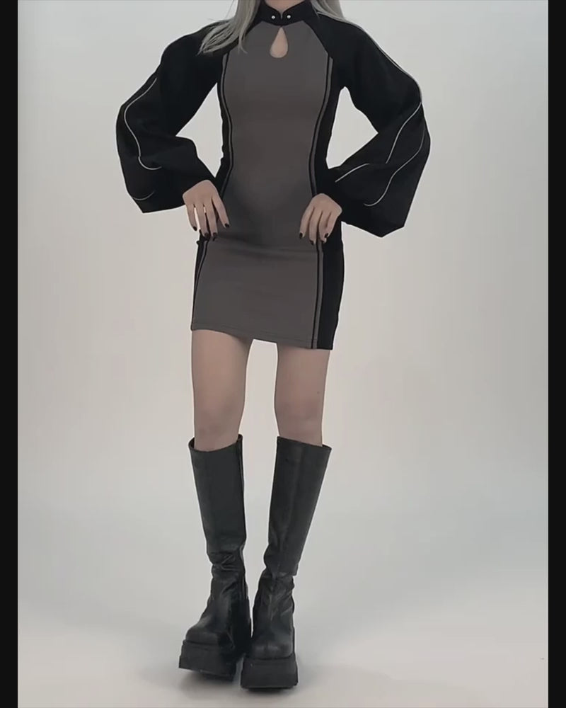 Cyberpunk Spice Cheongsam Dress