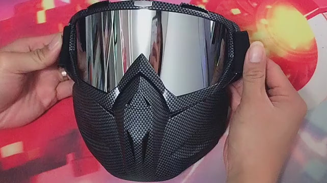 Futuristic Riding Full Face Mask